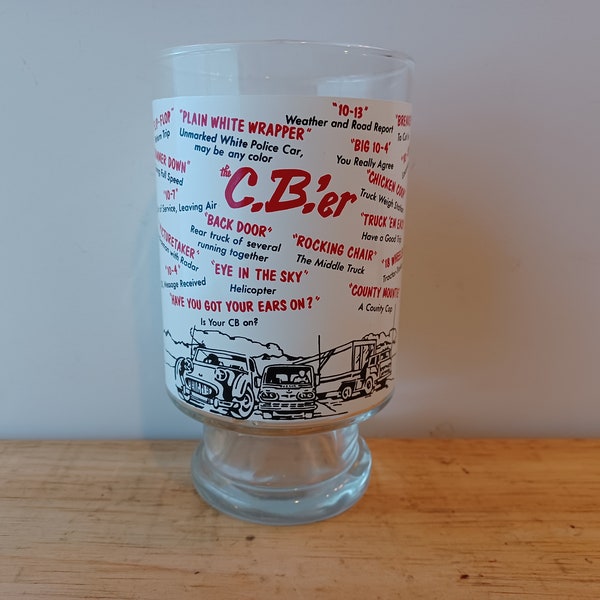 1970' s the C.B.'er trucker glass