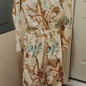 Beige Coral Shells Jumpsuit