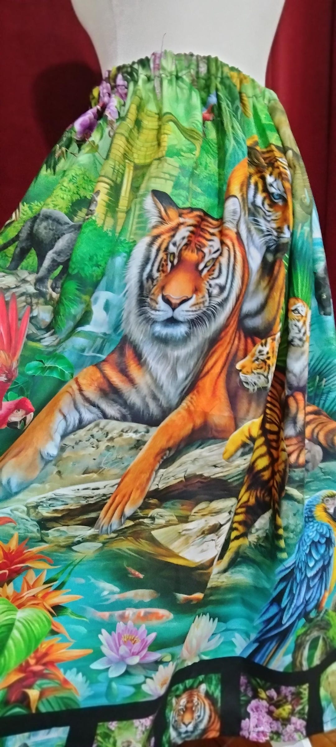 JUNGLE SKIRT WARM PINK
