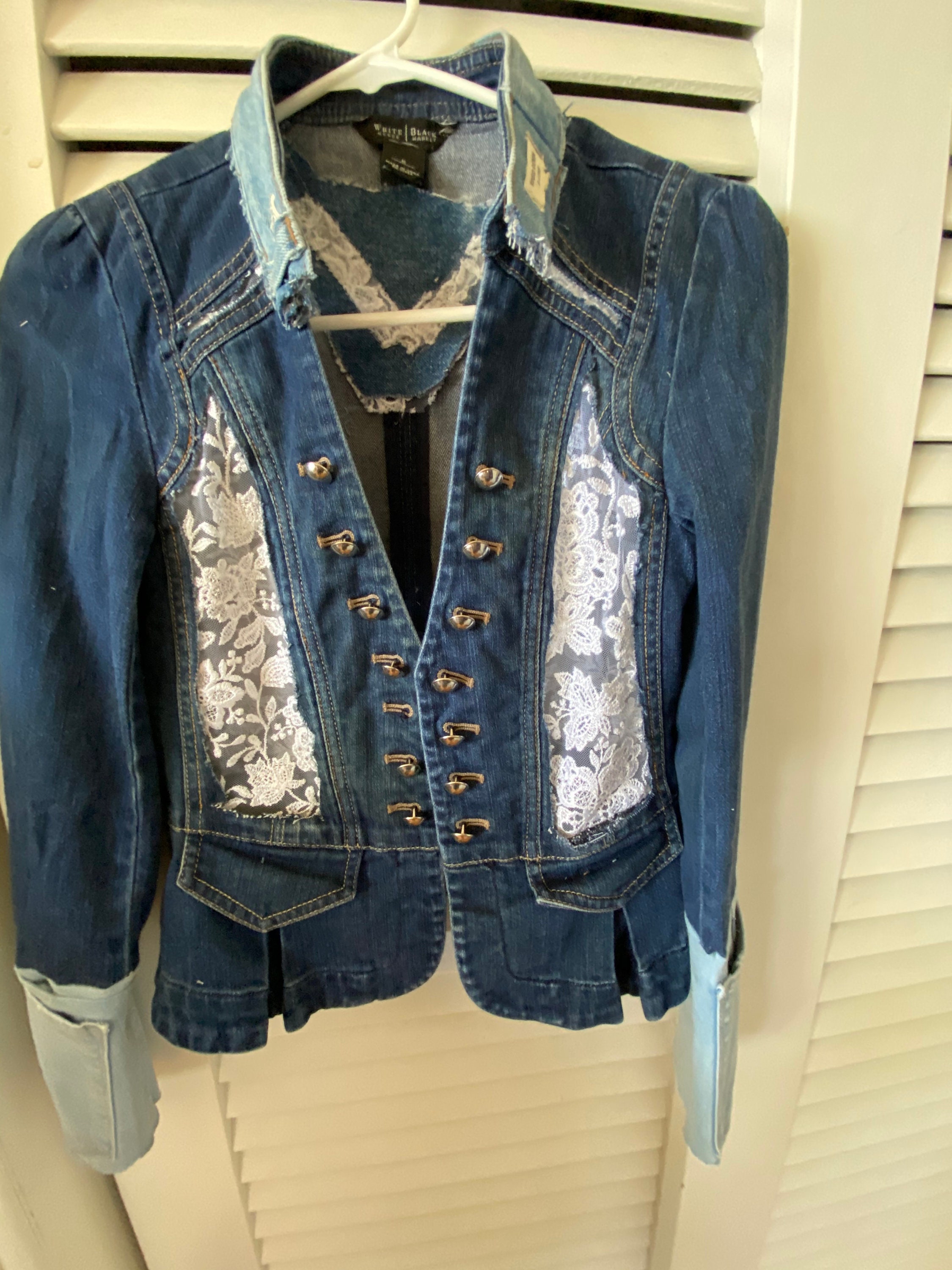 Upcycled Denim Jacket | Etsy Israel