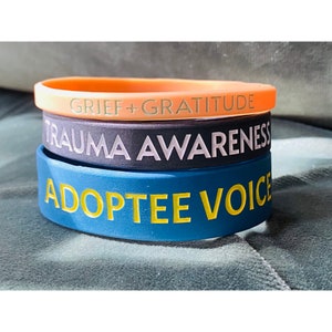 Adoption Awareness Wristbands All 3 Wristbands