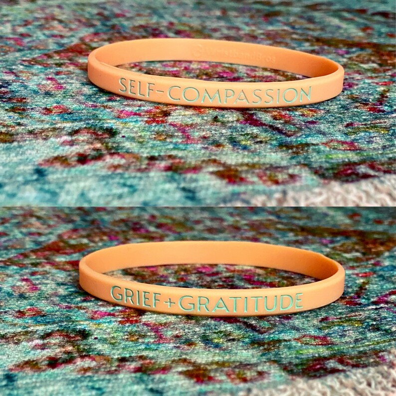 Adoption Awareness Wristbands 1/4 Thin, Peach