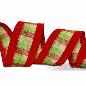 Wired Grinch Christmas Ribbon 
