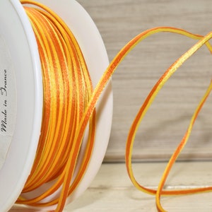Offray Ribbon, Yellow Gold 1 1/2 inch Single Face Satin Polyester Ribbon,  12 feet