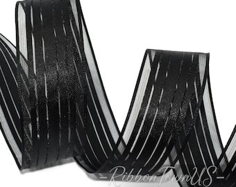 Gothic Black Ribbon - Etsy