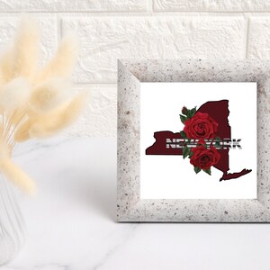 Digital Artwork, New York State Flower Digital Download