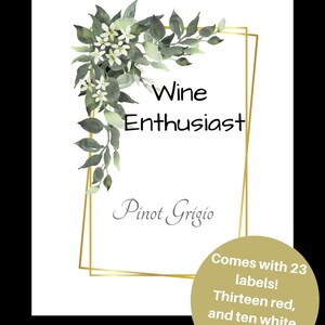 Wine Label, Label, Organization, Wine, Digital download, Printable