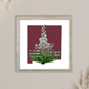 Digital Artwork, New Mexico State Flower Digital Download