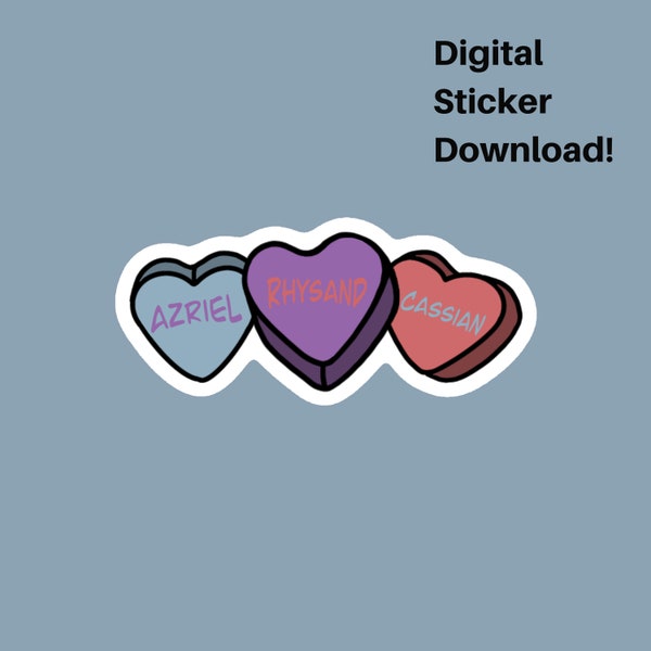 Acotar Bat Boys Sticker l Digital Sticker Download l Acotar Series