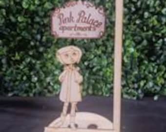 Coraline Cutout with Stand (without cat)