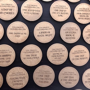 Jetons de récompense à faible coût | Décoration de ferme hivernale | Avent Pâques | Fichier numérique découpé | Shilouette Cricut Glowforge | Fichier SVG | Découpe laser