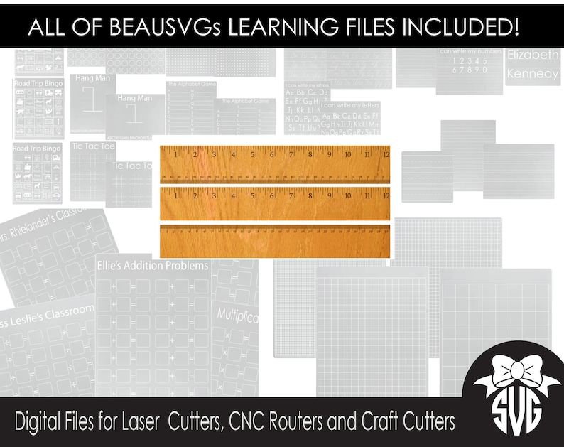 Dry Erase Writing Practice Tracing Board Collection Digital Etsy