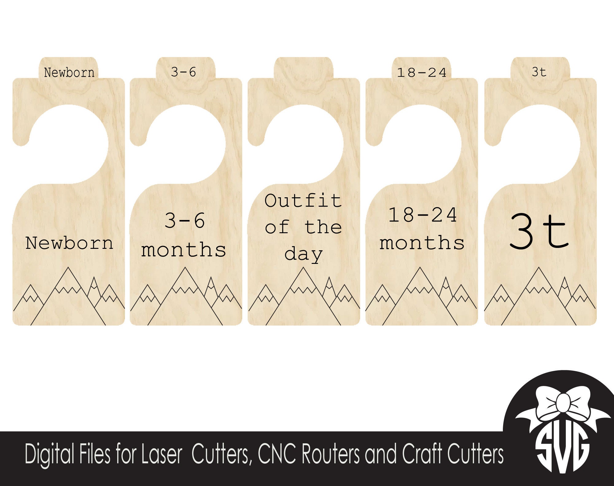 Download Mountain Nursery Closet Organizer Divider Digital Cut File ...