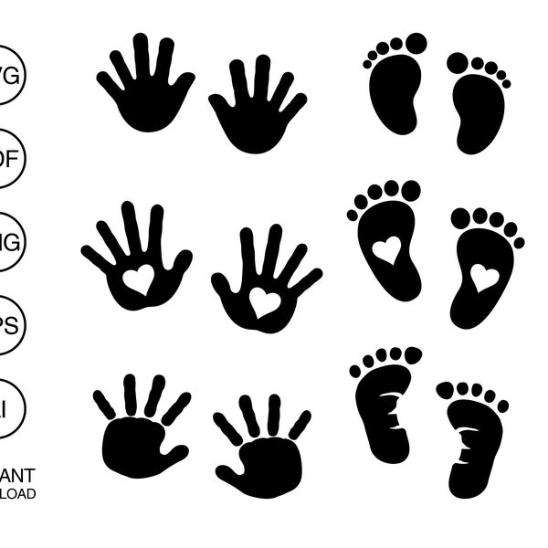 Hand and Foot Print Etsy