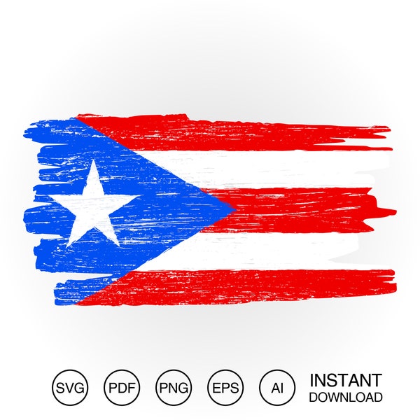 Puerto Rico Flag SVG