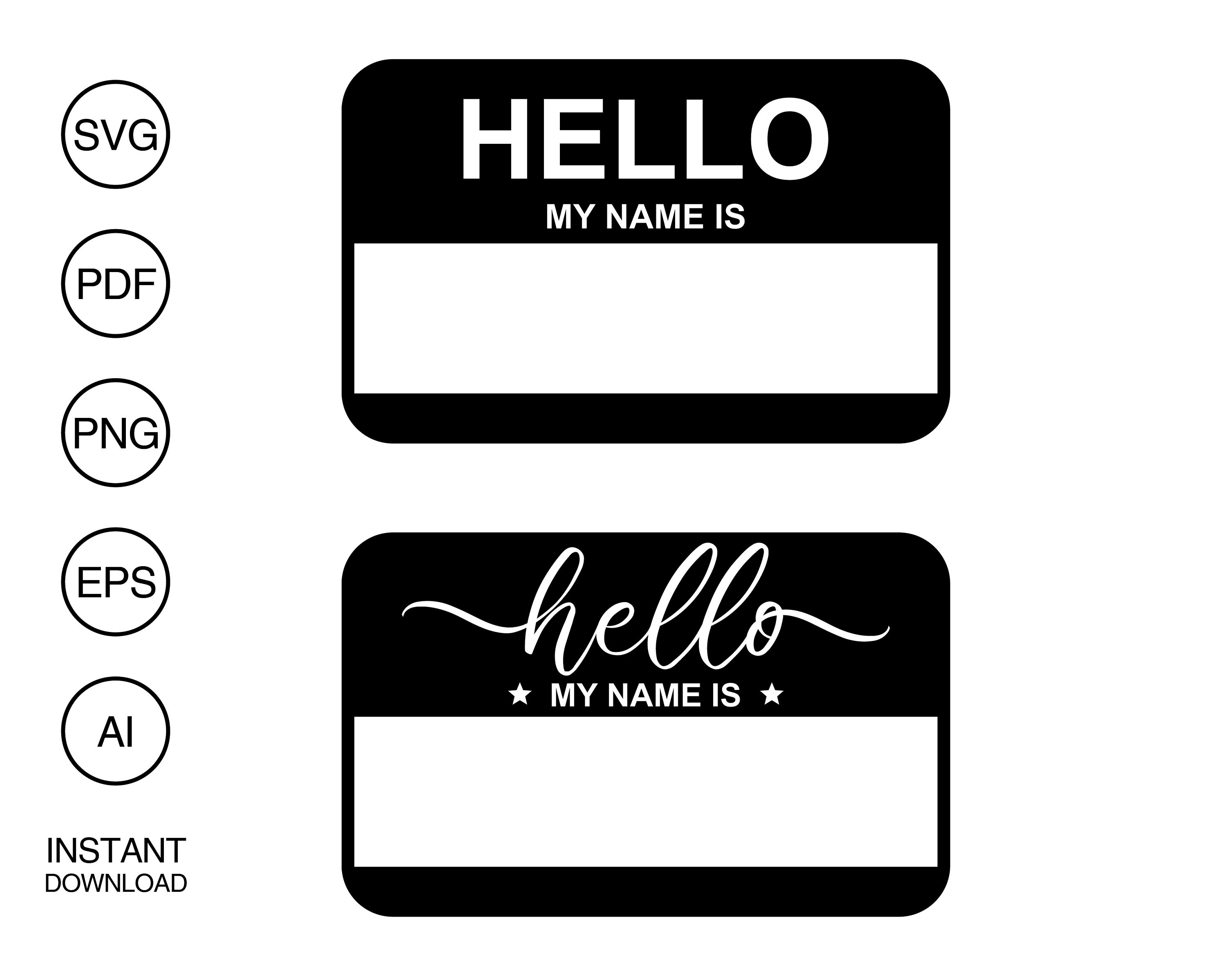 geweer vrijwilliger Voorzichtig Hello Stickers - Etsy