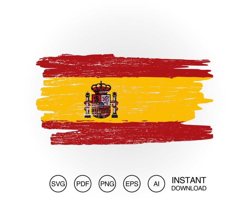 Spain Flag SVG Etsy