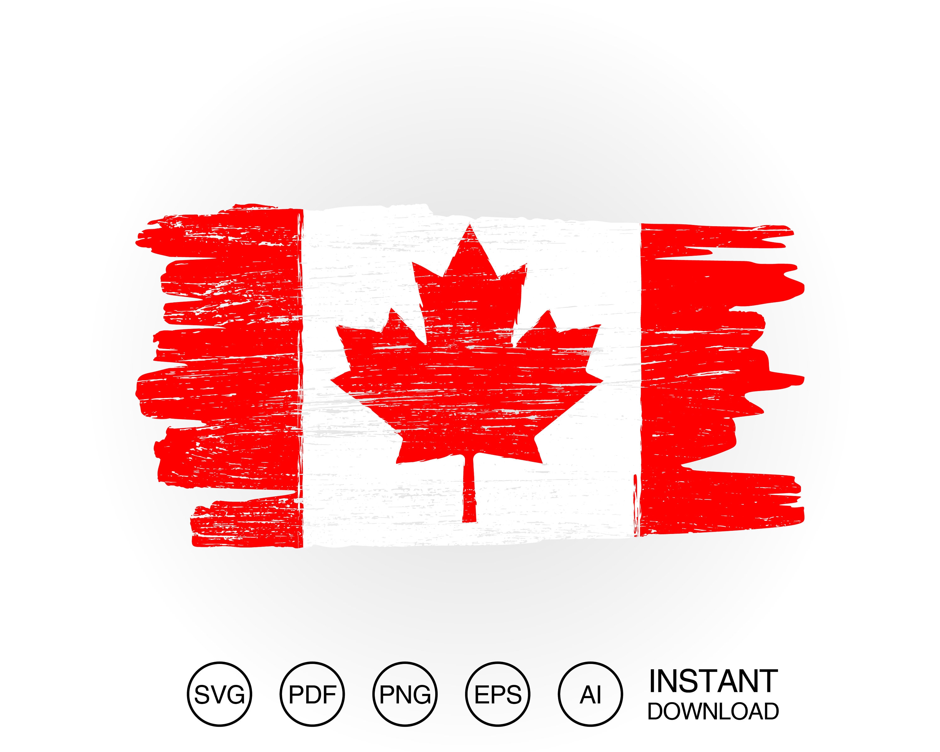 Canada Flag SVG Etsy Canada