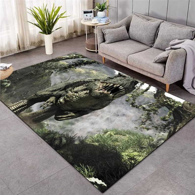 Tapis de dinosaure denfants mat de dinosaure chambre Etsy