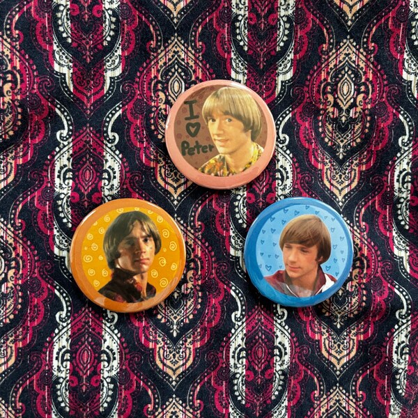 peter tork the monkees pin/badge/button