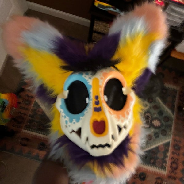 Skullcat Fursuit Pre-made ~ Coco ~ Ship Same Day ~ High Quality