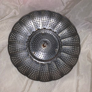 Vintage Collapsible Vegetable Steamer metal design midcentury modern kitchen décor gift