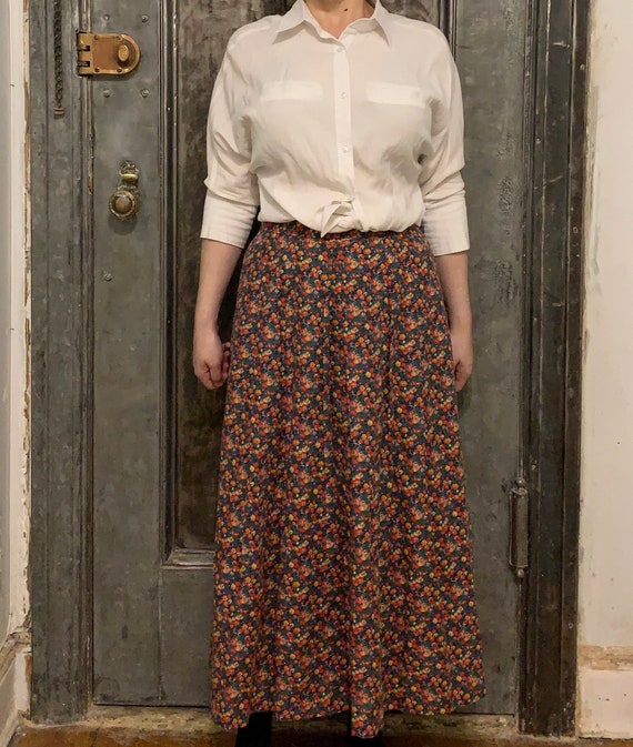 Vintage Floral Prairie Skirt