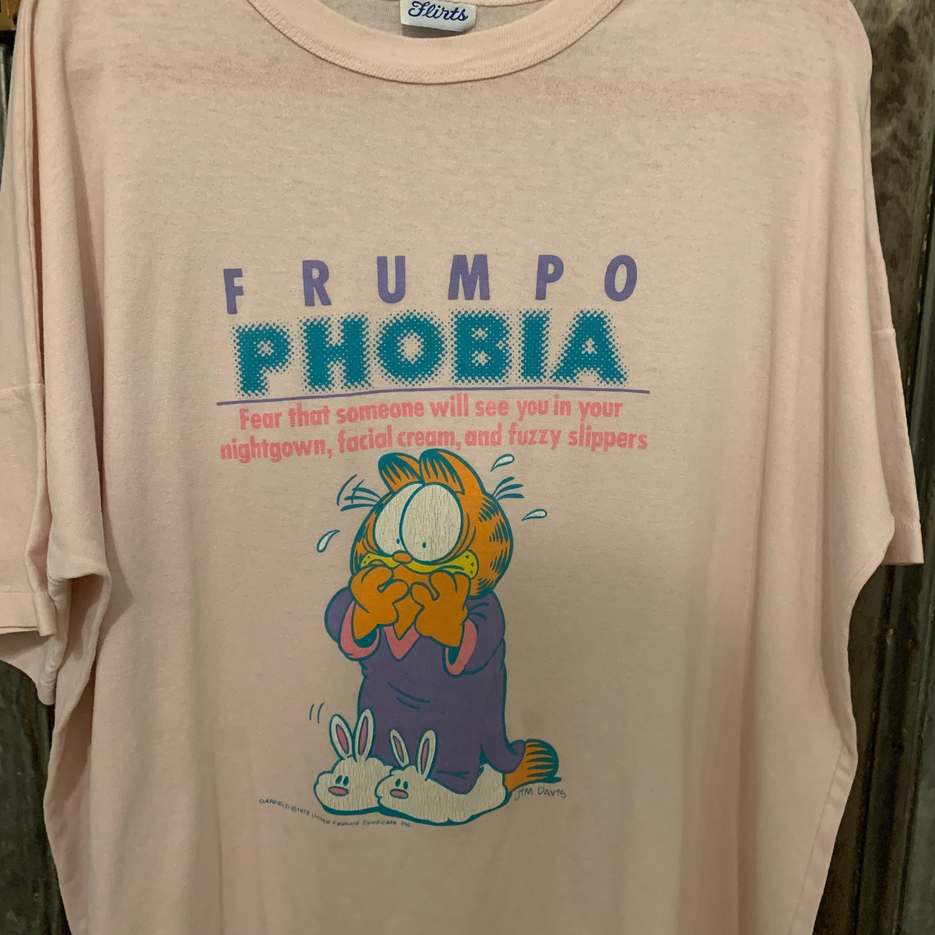 Vintage 70s Garfield Pink T-shirt Night Shirt Dress Flirts - Etsy