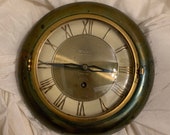 Vintage United Clock Corp wind up wall clock Mid Century Modern decor present gift