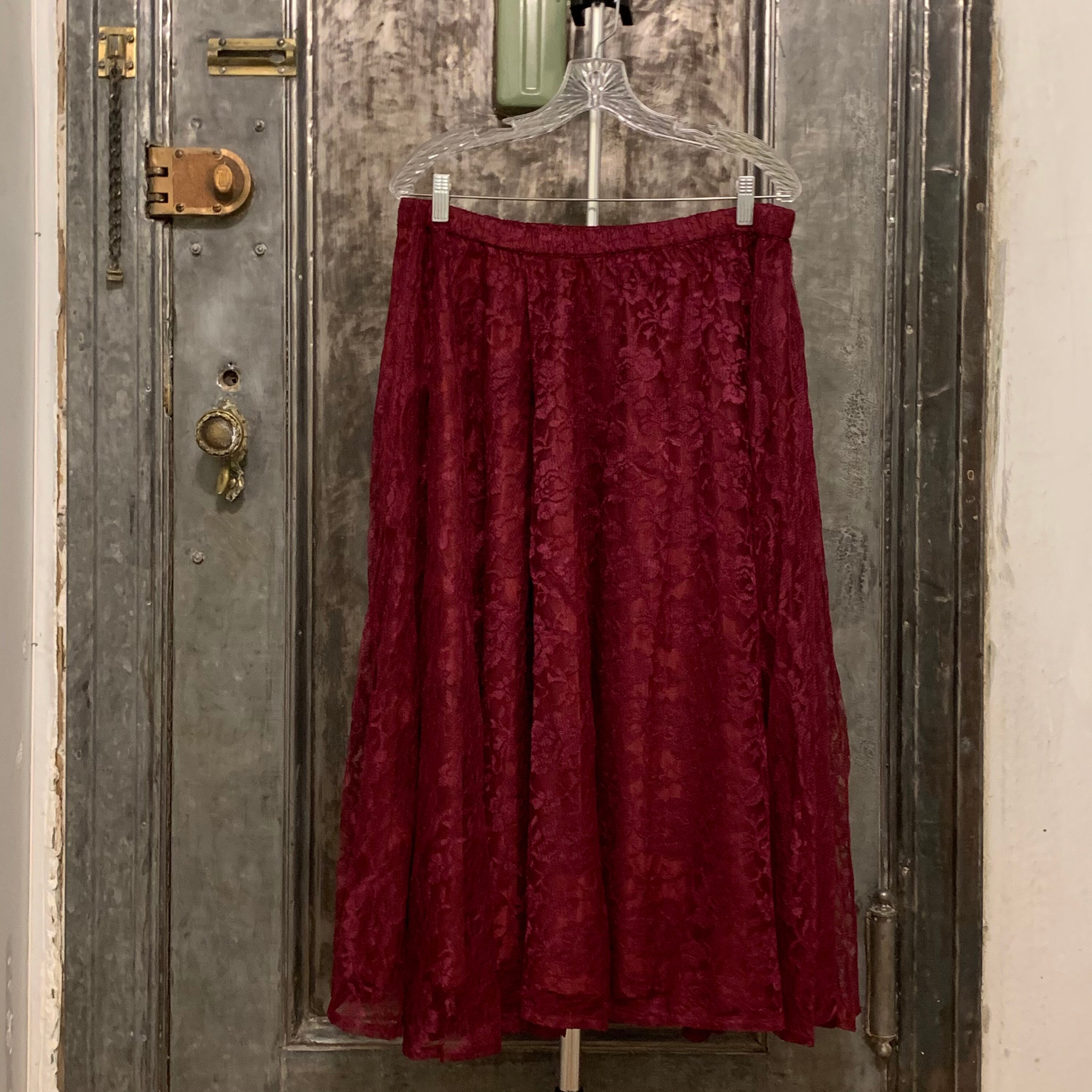 Vintage 90s American Night Burgundy Marron Two Piece Long | Etsy