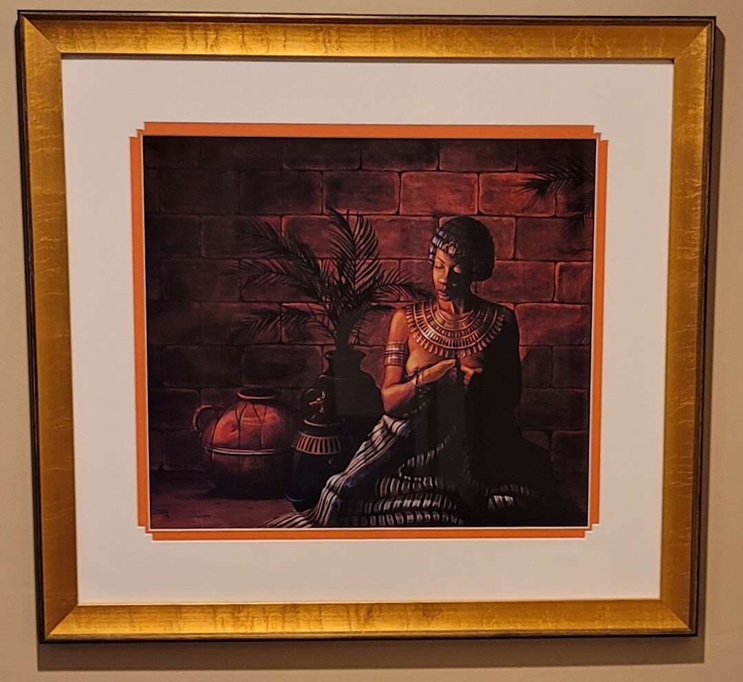 Framed African American Art Serenity / Jay C. Allen bakari Framed Black
