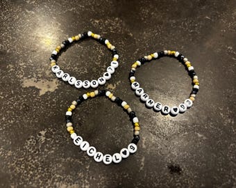 Bracelets personnalisés chevaliers d'or de Vegas