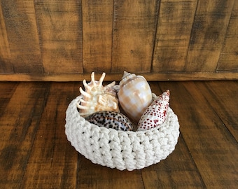 Crochet Cotton Basket