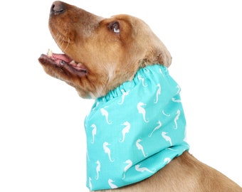 Cotton dog snood | Summer snood for dog | Cocker spaniel ear protector | Cavalier snood | Setter ear cover