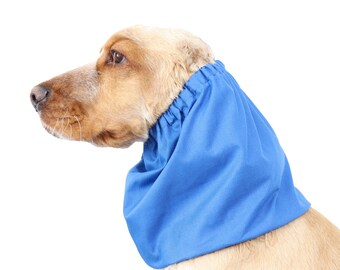 Cotton dog snood | Summer snood for dog | Cocker spaniel ear protector | Cavalier snood | Setter ear cover