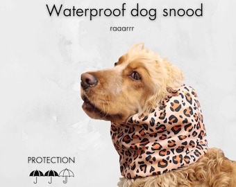 Waterproof Dog Snood | Cavalier Snood | Basset Hound Snood | Cocker Spaniel Snood | Dog Ear Cover | Dog Ear Protector | Poodle Snood