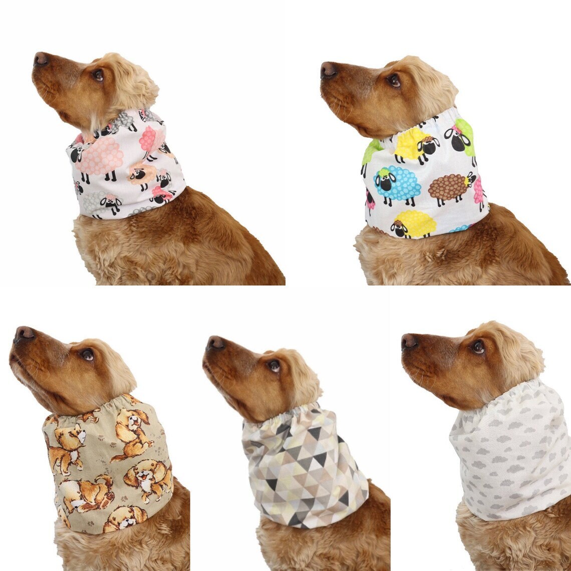 Cotton Dog Snood Summer Snood for Dog Cocker Spaniel Ear - Etsy