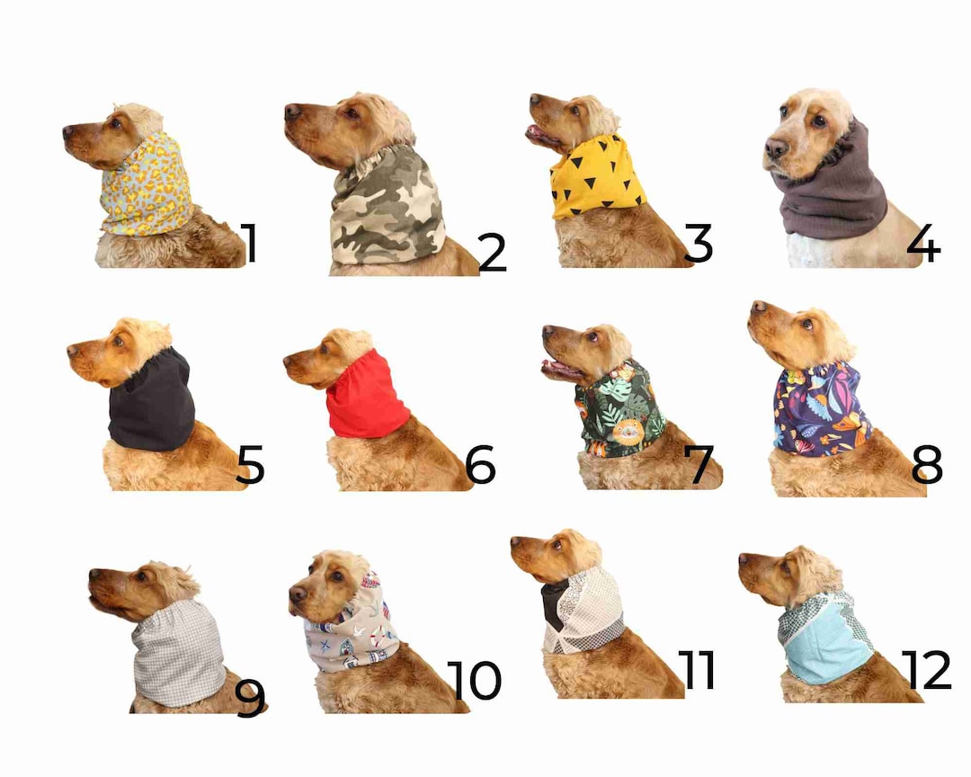 Cotton Snood for Dog Summer Dog Snood Cocker Spaniel Ear Etsy