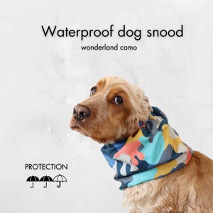 Waterproof Dog Snood | Cocker Spaniel Snood | Cavalier Snood | Basset Hound Snood | Setter Snood | Poodle Snood | Dog Ear Cover