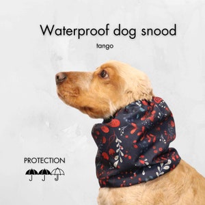 Tour de cou imperméable pour chien | Snood Cavalier | Snood cocker spaniel | Snood pour Basset Hound | Snood caniche | Cache-oreilles pour chien | Protecteur d&#39;oreille pour chien