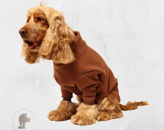 2-lagiger Fleece-Hundepullover Mit Integriertem Geschirr – Warme Winterjacke Für Mittelgroße Bis Große Hunde