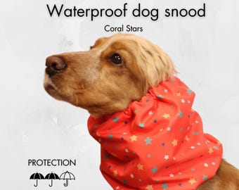 Waterproof Dog Snood | Cavalier Snood | Basset Hound Snood | Cocker Spaniel Snood | Dog Ear Cover | Dog Ear Protector | Poodle Snood