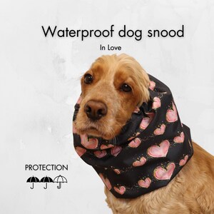 Waterproof Dog Snood | Cavalier Snood | Basset Hound Snood | Cocker Spaniel Snood | Dog Ear Cover | Dog Ear Protector | Poodle Snood