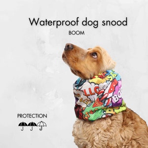 Waterproof Dog Snood | Cocker Spaniel Snood | Basset Hound Snood | Cavalier Snood | Poodle Snood | Dog Ear Cover | Dog Ear Protector