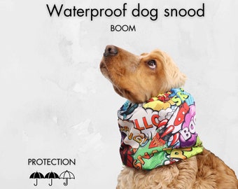 Waterproof Dog Snood | Cocker Spaniel Snood | Basset Hound Snood | Cavalier Snood | Poodle Snood | Dog Ear Cover | Dog Ear Protector