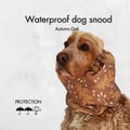 Autumn Oak Waterproof Dog Snood | Cocker Spaniel Snood | Cavalier Snood | Basset Hound Snood | Setter Snood | Long Eared Dog Snood product logo