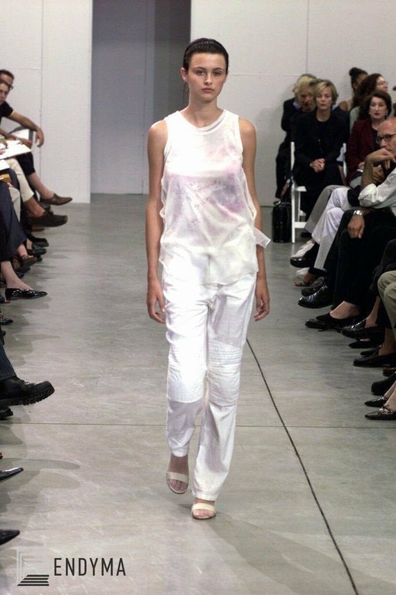 NWT Helmut Lang S/S 1999 Vintage Archival Silk Ove