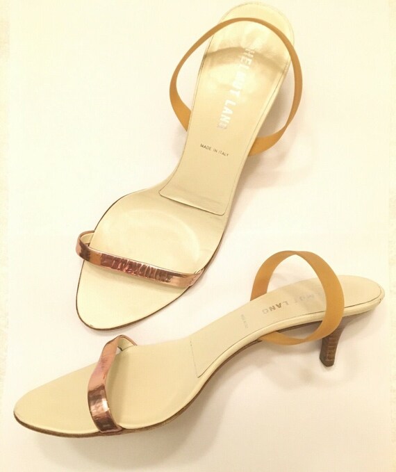 Helmut Lang Vintage Archival Metallic Strap Rubber