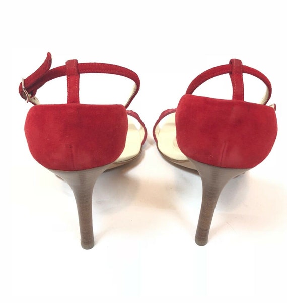 Helmut Lang Vintage Archival Red Suede & Alligato… - image 4