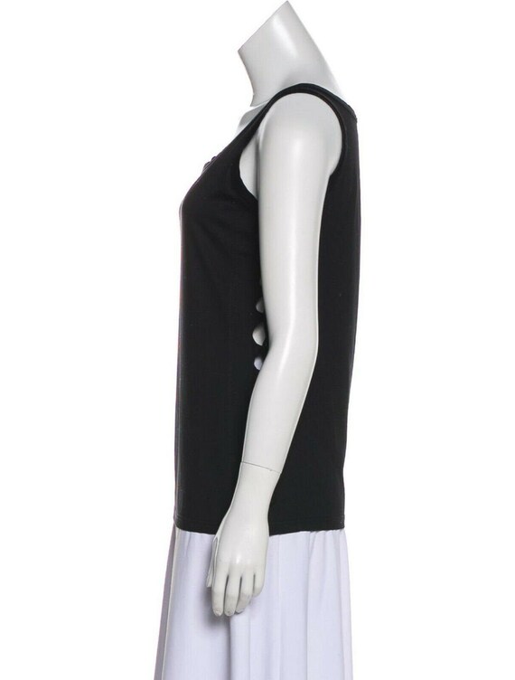 Helmut Lang Vintage Archival Black Lace Up Cut Out